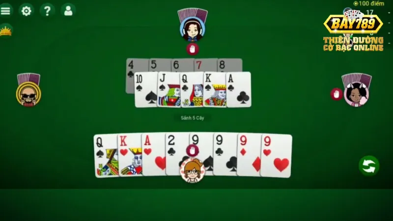 Trải nghiệm thú vị từ trò chơi tiến lên miền nam bay789